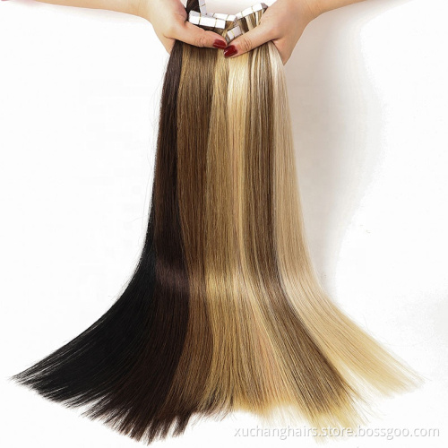13a tape in hair Wholesale indian real human hair extension vendors 3b 3c vendors tape hair extensions making machine